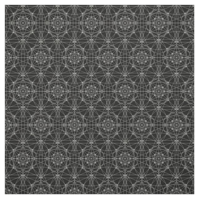 Third Dimensional Sacred Geometry Fabric (Swatch)