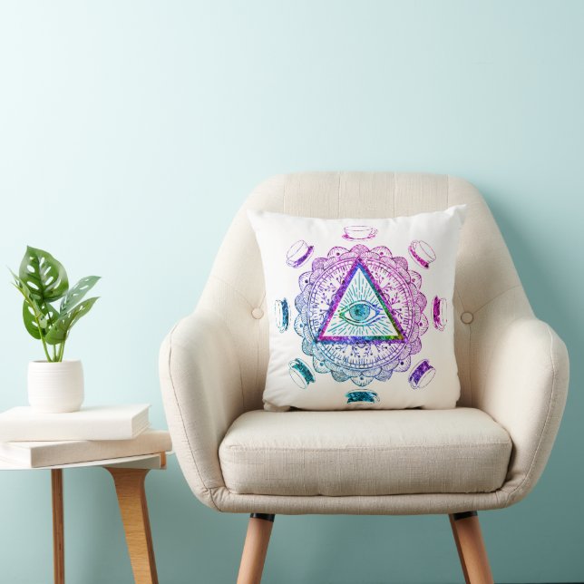 Third Eye All Seeing Eye Coffee Cup Cushion (Chair)