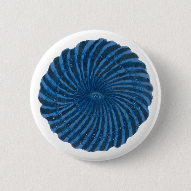 Third Eye Chakra Art #3 6 Cm Round Badge (Front)