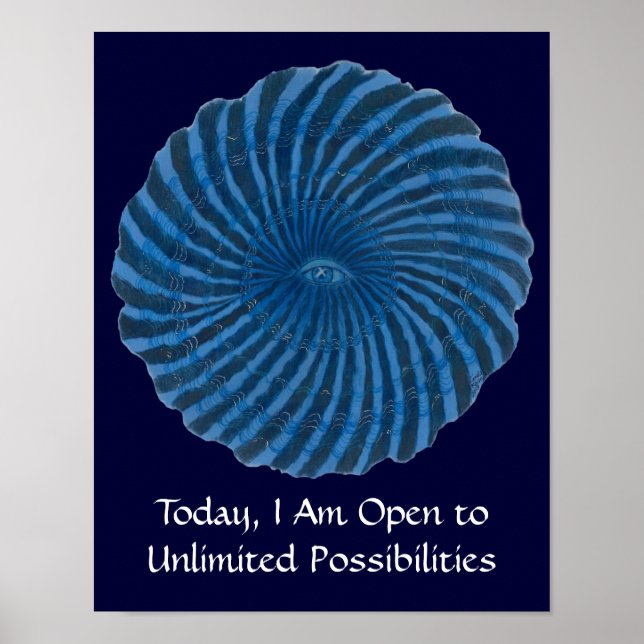 Third Eye Chakra Art #3 - Intuition Poster (Front)