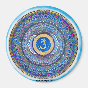 Third Eye Chakra Mandala Magnet