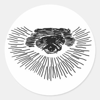 Third Eye Classic Round Sticker