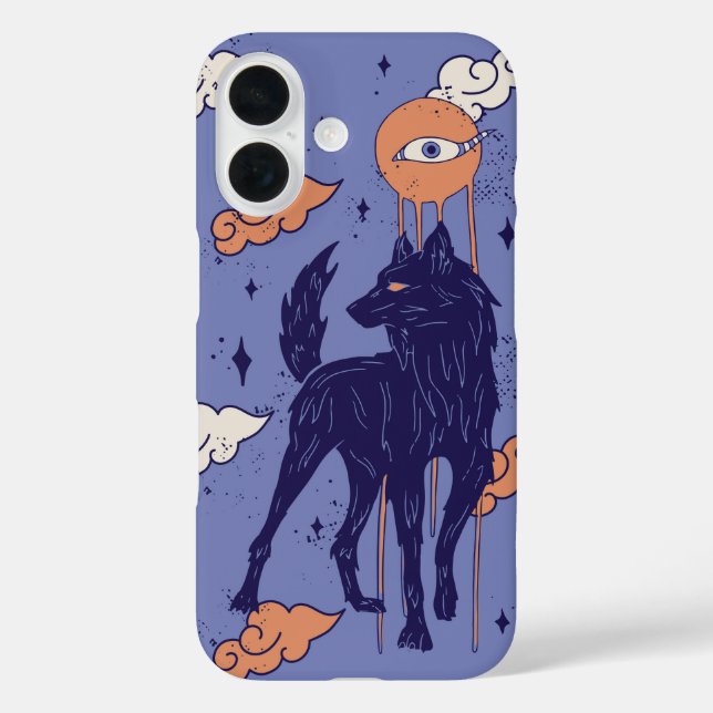Third Eye Howl – Mystic Wolf Case-Mate iPhone Case (Back)