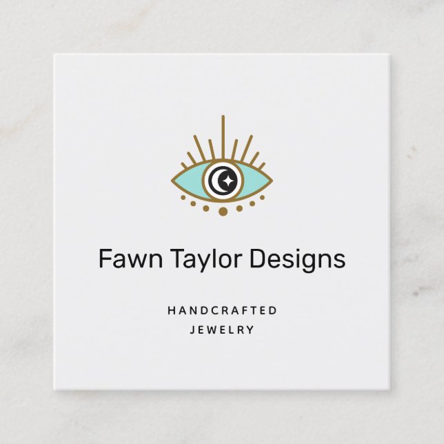 Third Eye Logo Business Card (Front)
