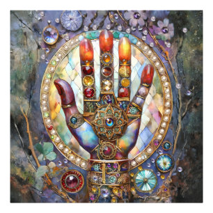 Third Eye Mystic Palm Photo Print