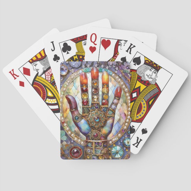 Third Eye Mystic Palm Playing Cards (Back)