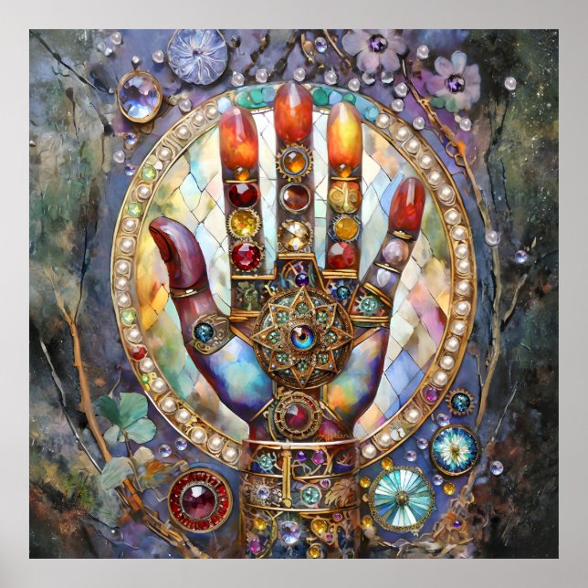 Third Eye Mystic Palm Poster (Front)
