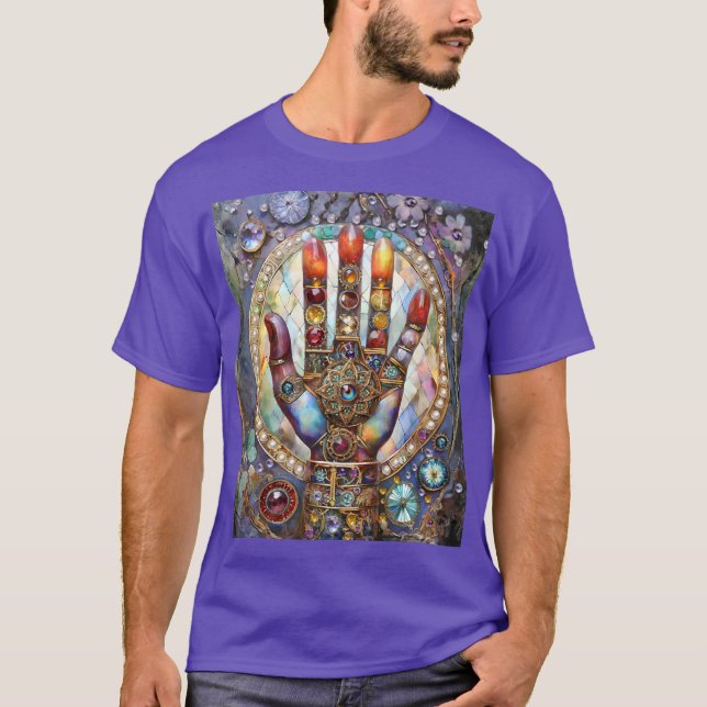 Third Eye Mystic Palm T-Shirt (Front)