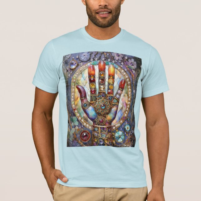 Third Eye Mystic Palm T-Shirt (Front)