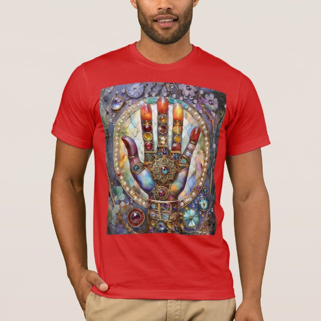 Third Eye Mystic Palm T-Shirt (Front)