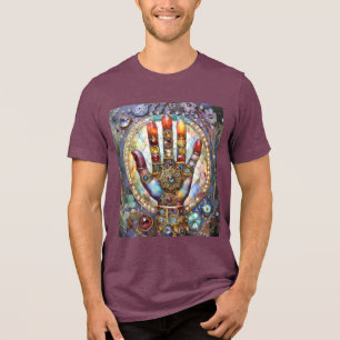 Third Eye Mystic Palm Tri-Blend Shirt