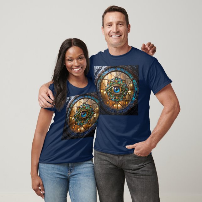 Third Eye Rustic Porthole Window T-Shirt (Unisex)