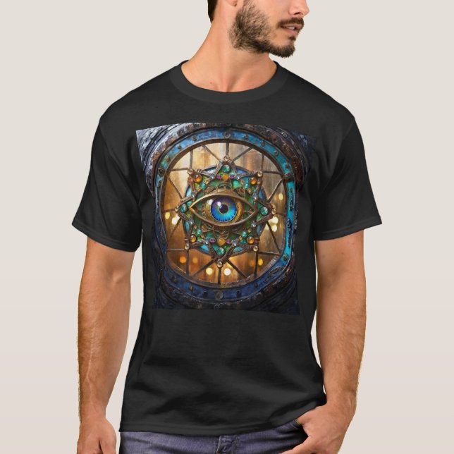 Third Eye Rustic Porthole Window T-Shirt (Front)