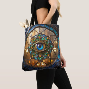 Third Eye Rustic Porthole Window Tote Bag