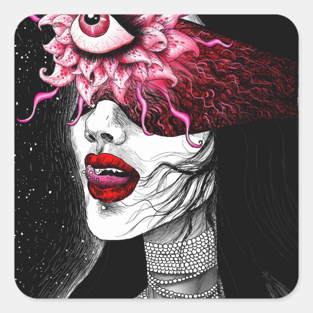 Third Eye Square Sticker (Front)