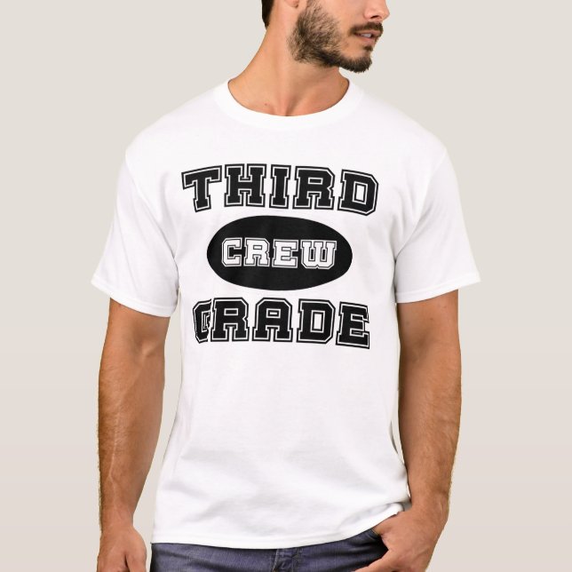 Third Grade Crew T-Shirt (Front)