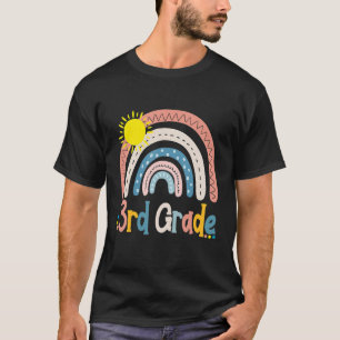 Third Grade Cute Rainbow 3rd Grade First Day Of Sc T-Shirt