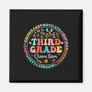 Third Grade Dream Team Back To School Teacher Love Magnet