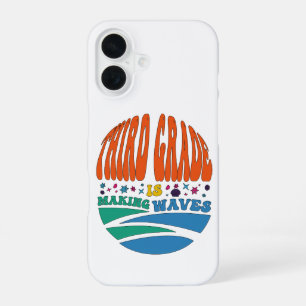 Third Grade is Making Waves Back to School iPhone 16 Case