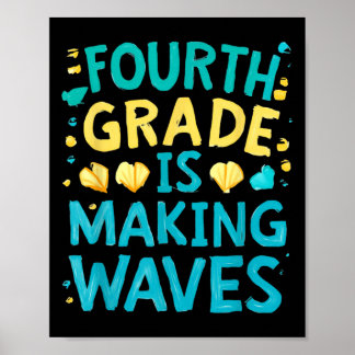 Third Grade Is Making Waves Back To School Kids An Poster