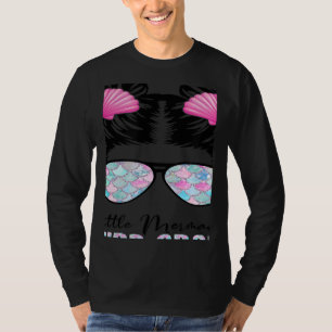 Third Grade Mermaid Messy Bun Back To School Tie D T-Shirt