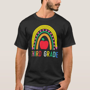 Third Grade Rainbow Girls Boys Teacher Team 3rd Gr T-Shirt