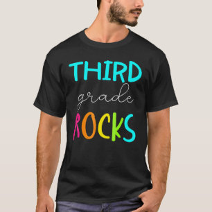 Third Grade Rocks Team 3rd Grade Teacher T-Shirt