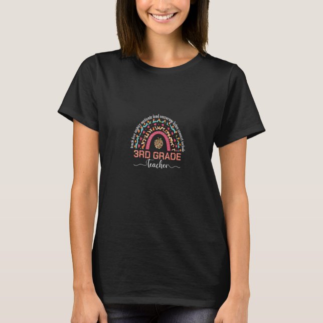Third Grade Teacher Back To School 3rd T-Shirt (Front)