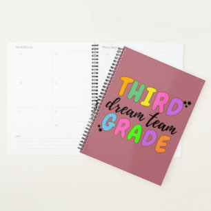 Third Grade Teacher, Back To School, Teacher Team Planner