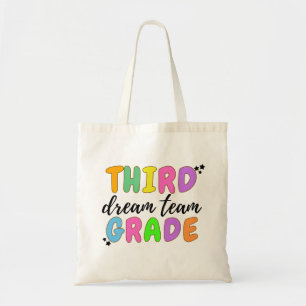 Third Grade Teacher, Back To School, Teacher Team Tote Bag