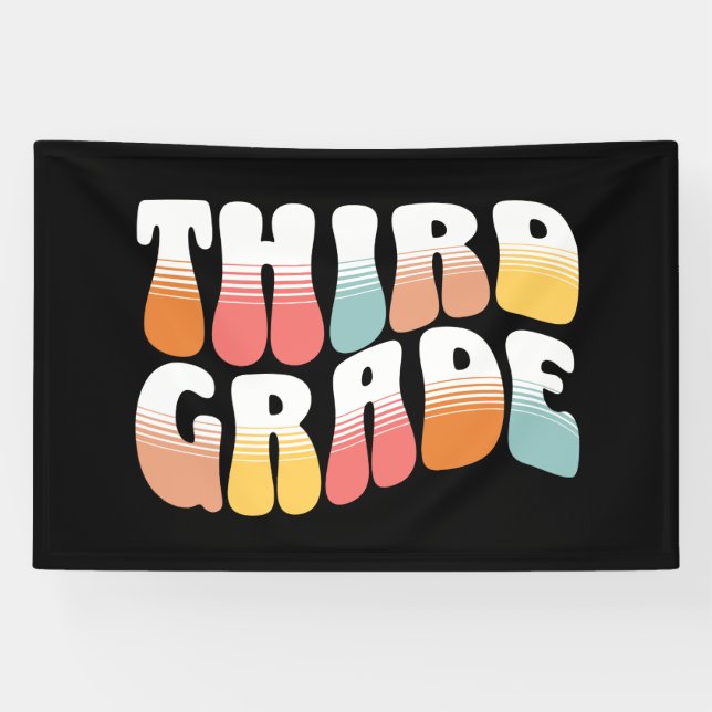 Third Grade Teacher Banner (Horizontal)