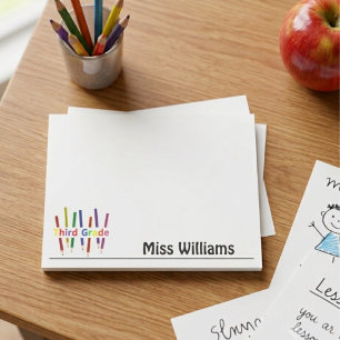 Third Grade Teacher  Post-it Notes