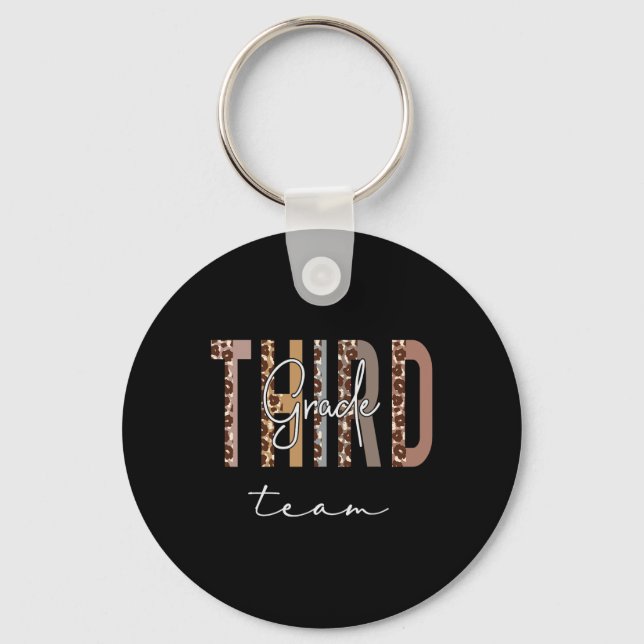 Third Grade Team Hello Byck To School Appreciation Key Ring (Front)