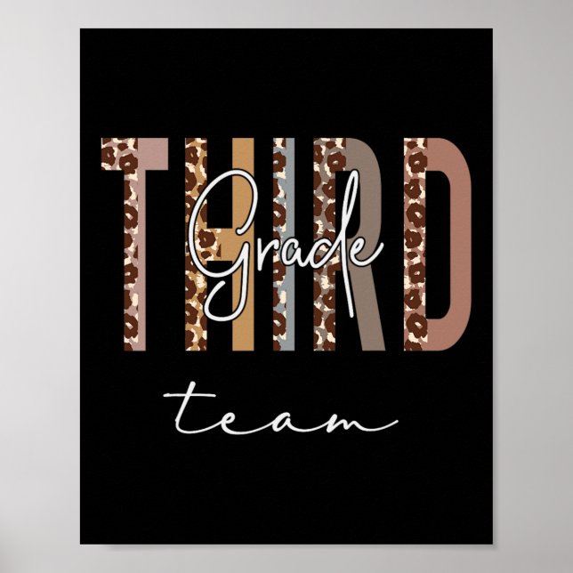Third Grade Team Hello Byck To School Appreciation Poster (Front)