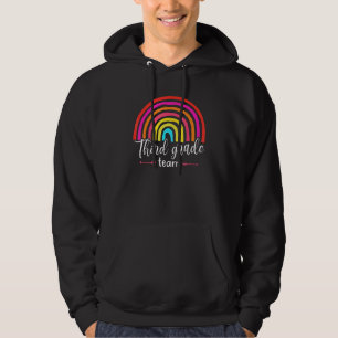 Third Grade Team Teacher Student Back To School Ra Hoodie