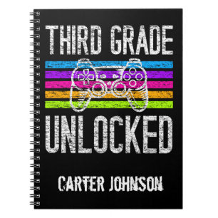  Third Grade Unlocked Back to School Personalised  Notebook
