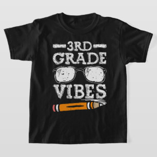 Third Grade Vibes - 3rd Grade Team Retro 1st Day  T-Shirt
