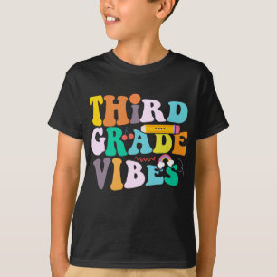 Third Grade Vibes Back To School 3rd Grade Team  T-Shirt