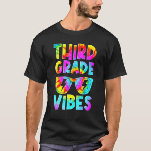 Third Grade Vibes First Day Of 3rd Grade Kids Back T-Shirt