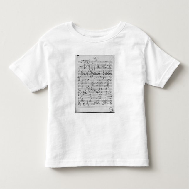 Third Sonata for piano and violin Toddler T-Shirt (Front)