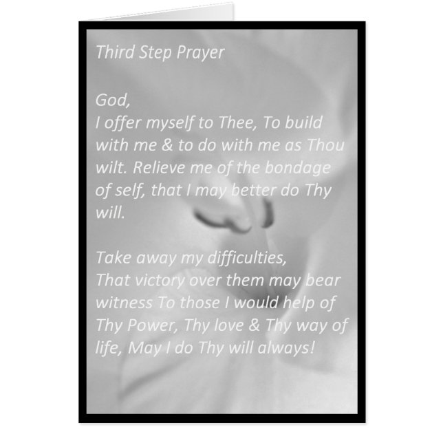 Third Step Prayer (Front)