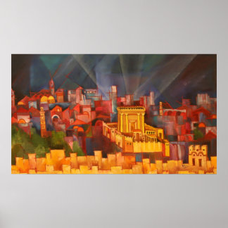 Third Temple of Jerusalem Poster