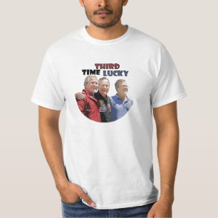 Third Time Lucky: Jeb Bush 2016 T-Shirt