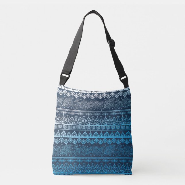 Third tribal ethnic, seamless pattern. crossbody bag (Front)