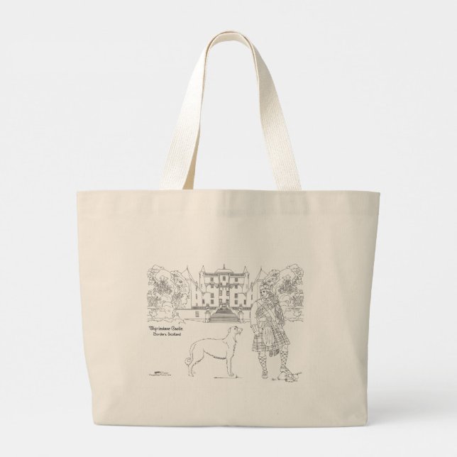 Thirlestane Castle Scotland Tote Bag (Back)
