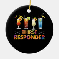 Thirst Response Responder Funny Bartender Mixologi