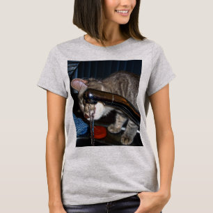Thirsty_Cat,_ T-Shirt
