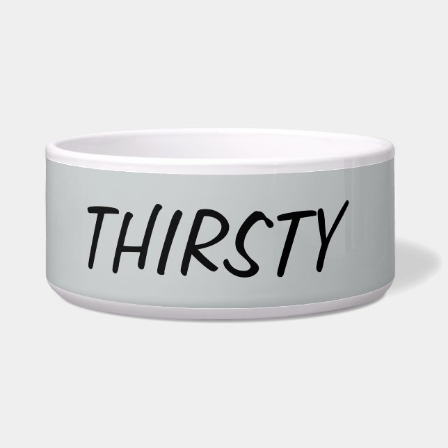 Thirsty Dog Bowl (Front)