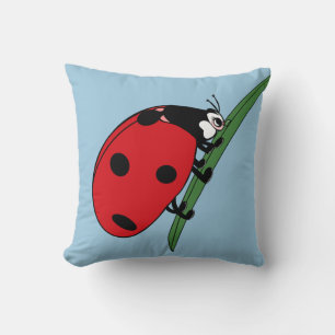 Thirsty Ladybug Cushion