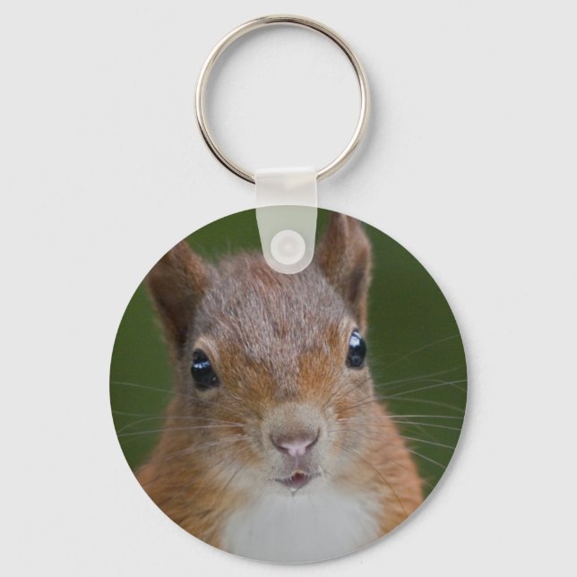Thirsty Squirrel Keyring (Front)